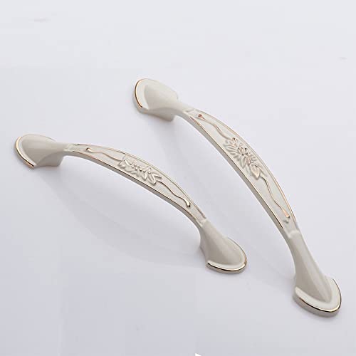 YXYOL Tiradores Cajones,Tiradores Cocina,Tiradores de Arco Antiguos,manijas de Armario Vintage,para Puertas de Cocina Tirador,Accesorios de Aleación,para Muebles(10 Piezas) Cover