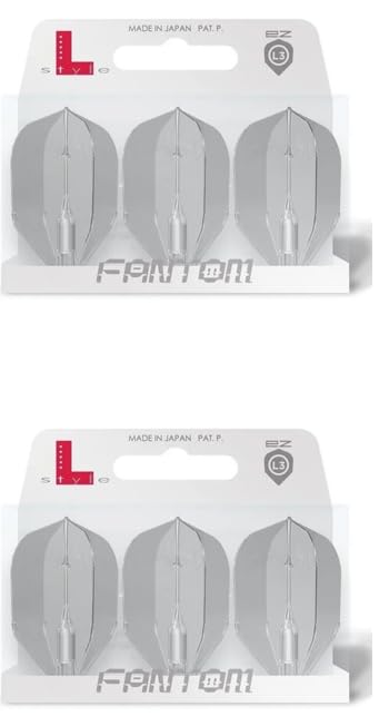 LSTYLE Ailettes L3 EZ Fantom Shape : Accessoire Fléchettes pour Vos Soirées entre Amis