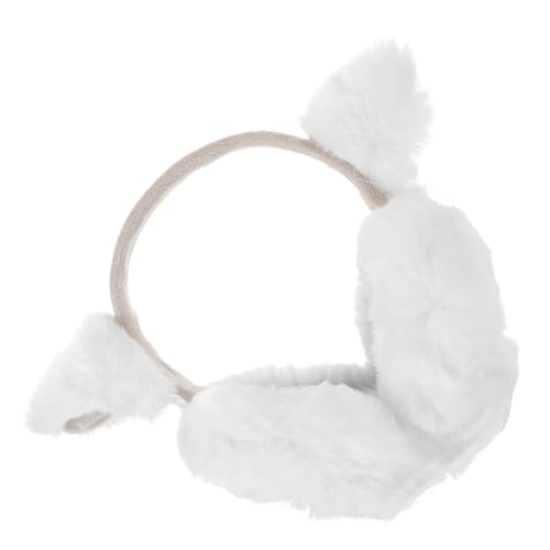 Homoyoyo Cute Cat Ears Earmuffs for Women Warm Winter Headband Ear Warmers Soft Ear Covers for Outdoor Use Adorable Cat Ear Design