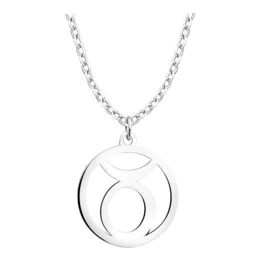 Sofia Milani - Collar para Mujeres en Plata de Ley 925 - Colgante de Signo de Tauro - N0722