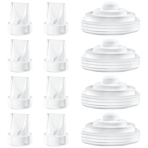 Image of GOTOCUT 12 Pack Replacement Parts for Momcozy M5 Breast Pump, Replace to Mom Cozy M5 Duckbill Valve Diaphgram, Breastfeeding Essential Accessories