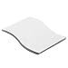 6 Unids/Set Ondas Forma Etiqueta de Espejo de Pared Libre Combinación Home...