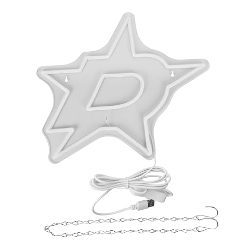Image of Ice Hockey Neon Sign,Ice Hockey Team,Ice Hockey LED Sign,Sport Neon Lights,Hockey Light, Hockey Club Decor,Hockey Gifts for Boys,Dallas Hockey Fans,Size 16.5 * 14.2 inches(XD103)