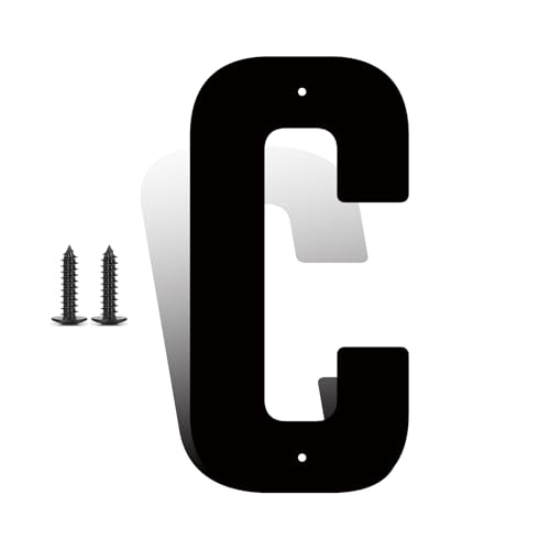 Yaocom 12 Inch Metal Letter Wall Decor C