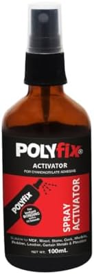 Polyfix HV Glue & Glass Spray Activator Kit | for Wood, Stones, Acrylic ...
