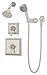 Symmons 4505-STN-1.5-TRM Canterbury 2-Handle 1-Spray Shower Trim with 3-Spray Hand Shower in Satin Nickel (Valves Not Included)