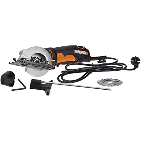 Sierra Circular Eléctrica WORX WX 423 con Cable 400W Cover