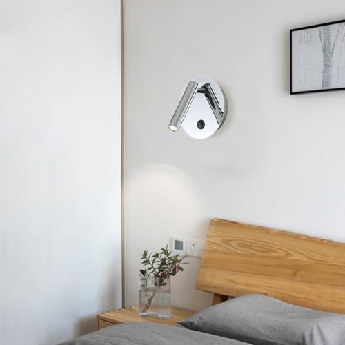 Aplique de pared con ajuste de rotación para leer en la cama sin fatiga visual 6