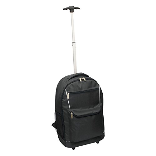 Preferred Nation Monopod Rolling Backpack, Black, One Size