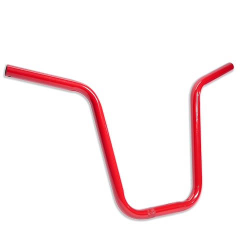 Image of JMCHstore Red 13'' Ape Hangers 7 /8'' Mini Bike Handlebars for Coleman B200R CT200U Motovox MBX10 Mega moto MMB80 Trailmaster MB200 100cc 200cc Mini Bike Parts