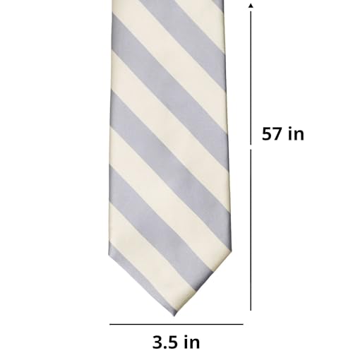 Image of tiemart Men's Striped Tie Standard Length