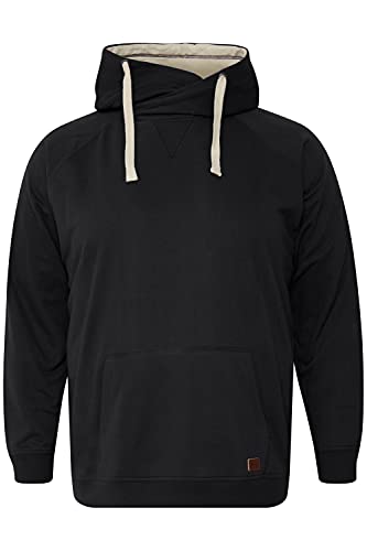 Blend BT Sales Hoodie Herren Big & Tall Kapuzenpullover Vintage Pullover mit Kapuze Große Größen bis 6XL, Größe:6XL, Farbe:Black (194007) Cover