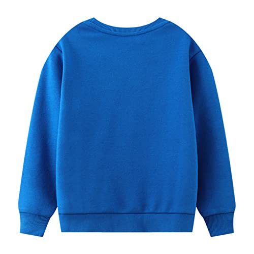 TTAO Kids Boys Girls Sweatshirt Toddler Crewneck Pullover Dinosaur Print Long Sleeve Sweater Casual Outfit2
