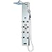 Blue Ocean 52" Aluminum SPA392M Shower Panel Tower with Rainfall Shower Head, 8 Multi-functional Nozzles