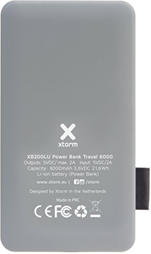 Xtorm xb200lu Power Bank Travel (6,000 mAh, 2 a