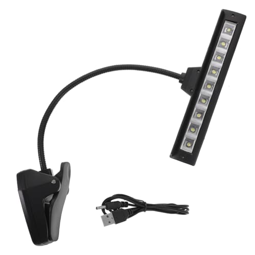 CORHAD Music Light Stand 9 Led Orchestra Lamp Clip Piano Light Music Stand Lamp Power Cable Included