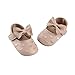 DEBAIJIA Chaussure, Chaussure Bébé Fille, Hs01 Beige, Taille 0-6 Mois