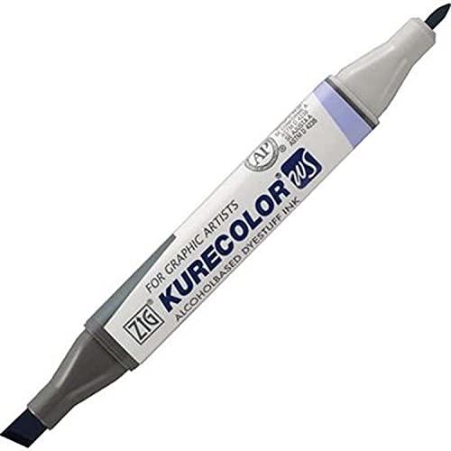 Zig Kurecolor Twin WS Blue Grey 4 dessiner sans trace - 3