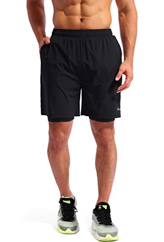 Pudolla Men's Quick Dry 2 in 1 Running Shorts 5"/7" with Phone Pockets for Working Out at the Gym  
Pudolla Men's 2 in 1 Running Shorts 5"/7" Quick Dry Fitness Athletic Shorts with Phone Pockets  
Pudolla Men's 2 in 1 Running Shorts 5"/7" Gym Workout