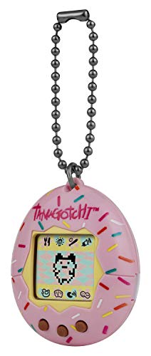 TAMAGOTCHI Bandai Original 42942NBNP - Guscio per spolverare con catena, The Original Virtual Reality Pet 42942NBNP, rosa