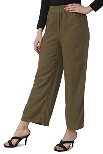 Image of Van Heusen Women Regular Fit Casual Pants