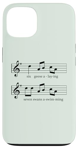 6 GESE A-LAYING 7 SWANS A-SWIMMING  Xmas Meme X}zP[X iPhone 13 p