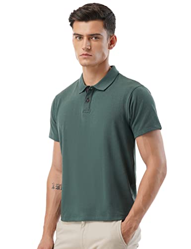 FYLTR Men's Casual Polo T-Shirt with Contrast Placket