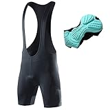 Männer Sommerrad -Lätzchen -Shorts MTB Fahrradlätzchenhosen atmungsaktivem, schnell trocknendem Reflexion (Color : B, Size : X-Large)