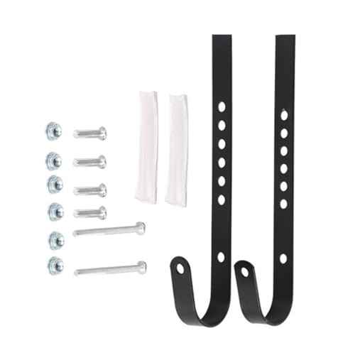 Metal Bike Front Basket Hanging Hook Height Adjustable Quickly Release Hook Hanging Cargo Rack Hook for Bicycles Handlebar