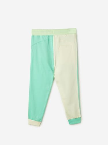 Image of The Souled Store Cascade Kids Boys Regular Fit Colorblock Multicolor Cotton Joggers
