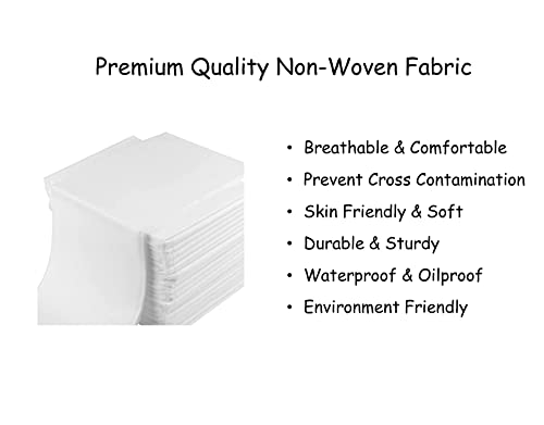 Image of Gypsy 20 Pcs Non-Woven Disposable Bedsheet | 32 x 72 Inc - White | Massage Table, Salon, Spa, Parlour, Clinics,Travel, Hospital & Hotels | Thick Breathable,Waterproof & Oilproof Bed Cover