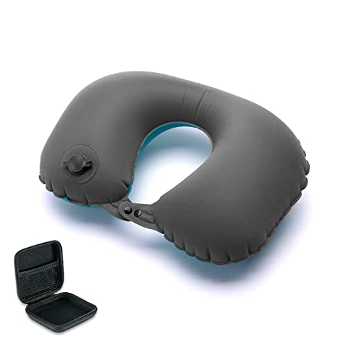 Almohada Viaje Cuello Hinchable, Cojin Cuello Viaje PortáTil, Almohada Cervical Viaje AvionportáTil, Cojin Cervical Viaje NiñOs Ajustable, Almohada De Viaje Para Cuello, Almohada de Viaje Para Cuello Cover