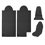 Car Seat Towel Cover After Gym, Car Seat Cover Towel – Sweatproof, Washable, Non-Slip Cover for Cars, SUVs (2 Pack, Black)