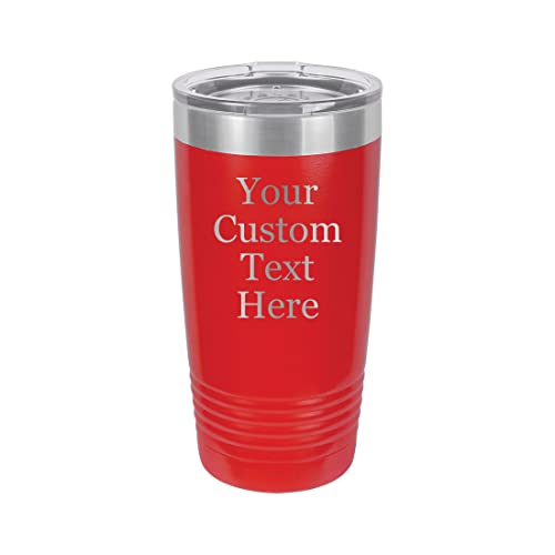 Customized 3D Laser Engraved Polar Camel 20 oz. Tumbler Red