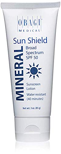 Obagi Medical Sun Shield Mineral Broad Spectrum SPF 50 Sunscreen, 3 Oz Pack