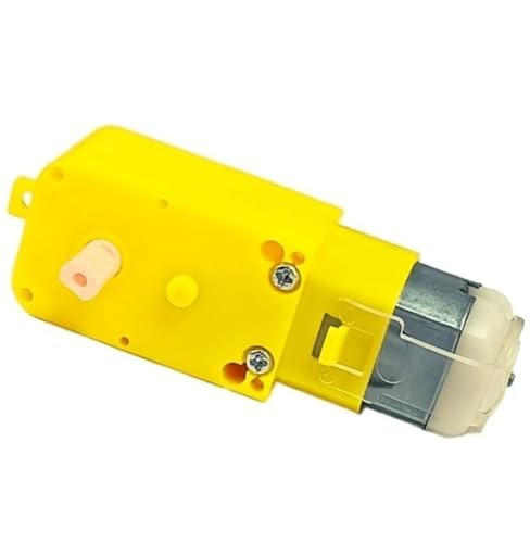 Image of DC BO Dual Shaft Gear Motor for Arduino | High Torque Plastic Motor for DIY Smart Robot Car - Yellow (pack of 4)