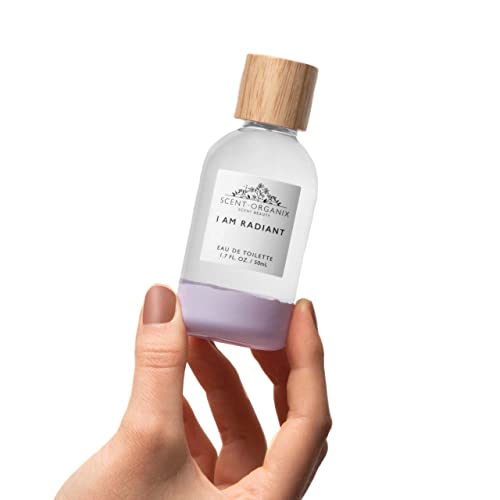 SCENT-BEAUTY-Scent-Organix-I-Am-Radiant-Perfume-for-Men-Women-Evocative-Florals-Scent-with-Notes-of-Lily-Of-The-Valley-Hyacinth-Vetiver-Non-Toxic-Vegan-Biodegradable-Perfume-17fl-Oz