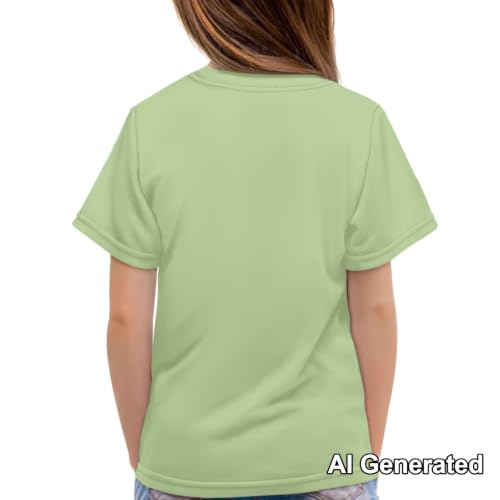 Image of Xhuibop Kids Tshirts Girls Boys 3-16 Years Summer Clothes for Teens Loose Fitting Tops