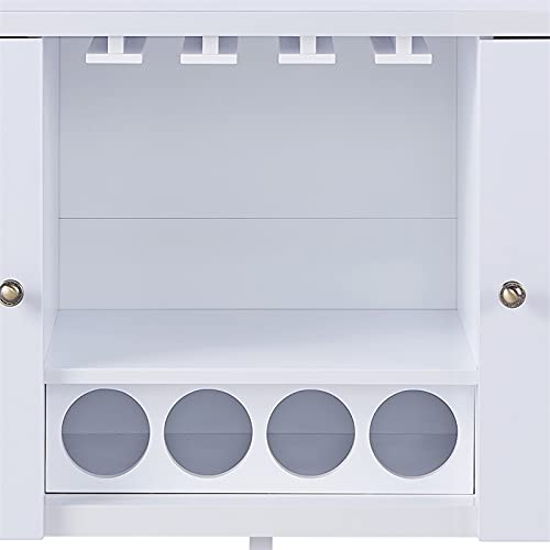 Furniture Of America Nico Modern Wood 4-Bottle Buffet In White #TOP5