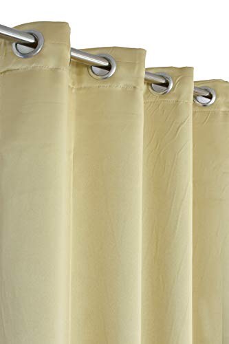 Image of Premium Blackout Solid Curtain for Home 100% Opaque Curtains for Window 6 Feet,Pack of 1,Gold