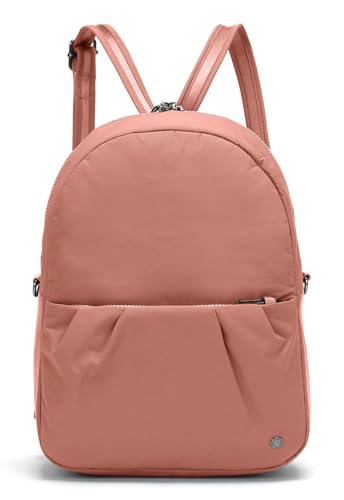 Image of Pacsafe Women's Citysafe CX Anti Theft Convertible Backpack-Fits 11 inch Tablet, ECONYL Rose