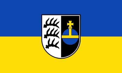 Drapeau Large Backnang Stadt Backnang pavillon extérieur grand format horizontal - 2