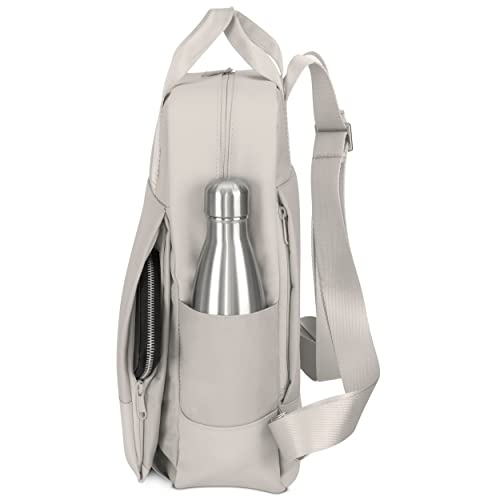 Johnny Urban Rucksack Damen & Herren Beige - Jona Large - Stylischer Tagesrucksack mit Laptopfach für Uni, Business, Schule - Nachhaltig - Wasserabweisend – Bild 5