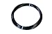 Loos Stainless Steel 302/304 Wire Rope, Vinyl Coated, 7x7 Strand Core, Black, 3/32" Bare OD, 1/8" Coated OD, 50' Length, 920 lbs Breaking Strength