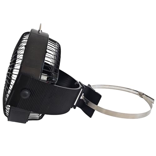 Ventilateur de poêle noir 6 pales haute performance distribution chaleur - 8