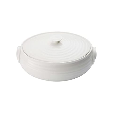 Portmeirion Small Oval Casserole, White Cover