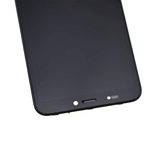 Image of LCD Screen Touch Digitizer Glass with Screen Frame Replacement for Nokia C2 Black