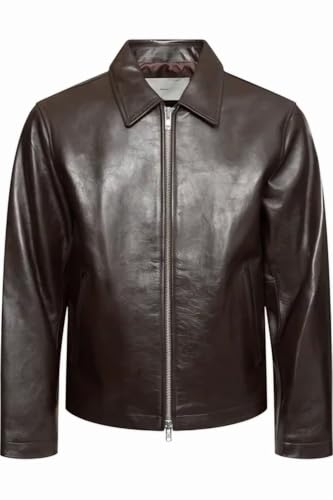 Image of Leather Jacket For Men Bomber