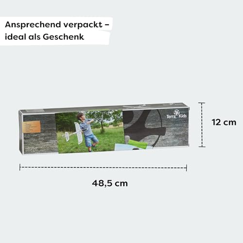 HABA Terra Kids Wurfgleiter – Gleitflugzeug für Kinder ab 5 Jahren, Robustes Styropor, hervorragende Flugeigenschaften, 48x48 cm… – Ansicht 5
