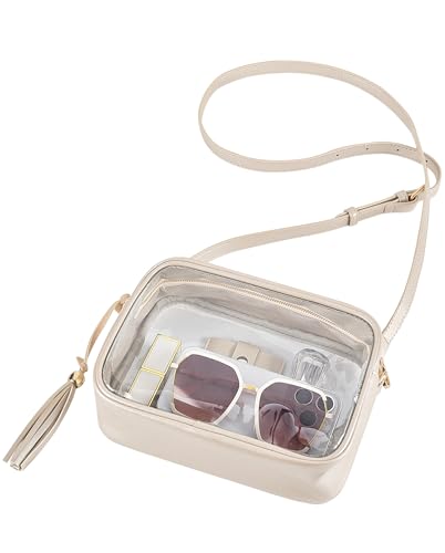 Clear Bag for Stadium Approved 12x12x6, Purse for Women Crossbody Bag for Stadium Concert Sport Festival